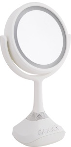 mirror with led lights makeup mirror bluetooth and music play