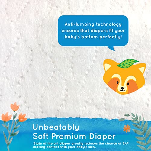 Natural Blossom Pull Up Pants Baby Diapers Size 4 (20-31lbs)