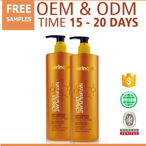 New arrival include argan oil and macadamia oil formulated free sulphate shampoo offers OEM brands