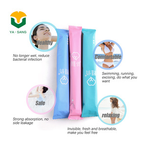 Online sale cheap bio organic cotton tampons with plastic applicator tampons private label