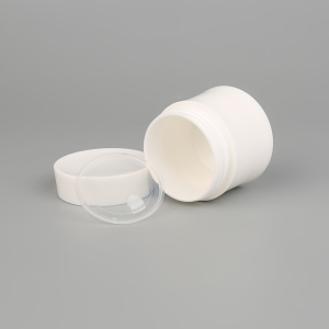 PP white cream jar plastic cosmetic container cream bottle