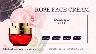 Private Label Brightening Rose Face Cream Nourishing Skin Care Cream