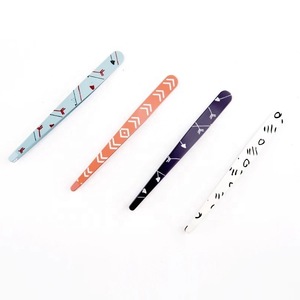 Professional Stainless Steel Colorful Paper Coating Manicure Tweezer