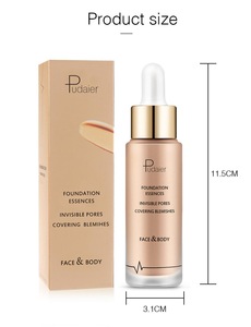 Professional Whitening Liquid Foundation Makeup Moisturizer Cream Face Base Make Up Long Lasting Brighten Matte Mineral Primer