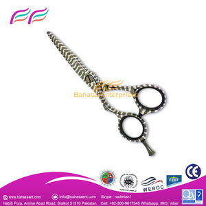Razor Edge Plasma Coated, Paper Coated, Multi Color Hair Saloon Shears / Scissor with adjustable tension and finger inserts