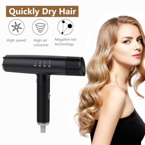 salon professional new 3-speed quick negative ion dry hair fast hair dryer