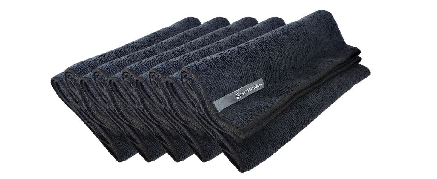 SEOULIAN microfiber hair towels 5 pcs
