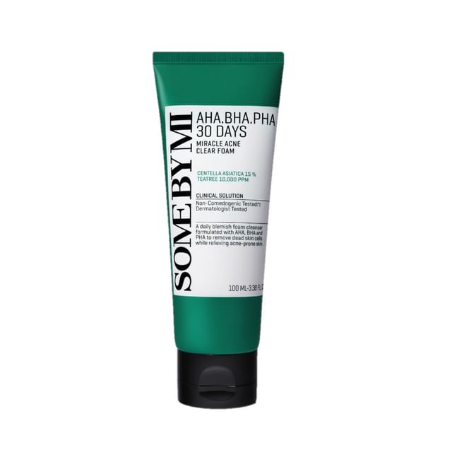 (SOME BY MI) MIRACLE ACNE CLEAR FOAM  (Shrink film Barcode)