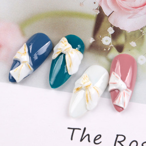 TSZS 2020 Factory Wholesale 3D Silicone Nail Art Bow Molds DIY Nail Art Decoration Professional Salon Product