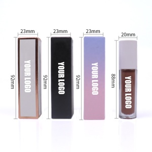 Vegan Nude Lip Glosses Private Label Lipgloss Base Big Brush Lip Gloss