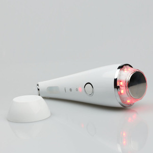 Vibrating Red Blue Light Hot And Cold Face Beauty Device For Wrinkle Removal Skin Care