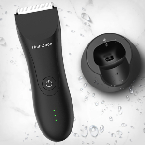 Waterproof Electric Manscaping Groin Hair Trimmer for Sensitive Area