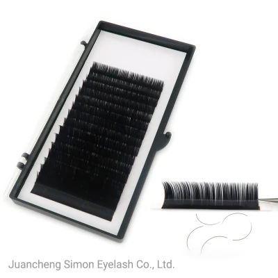 Wholesale Russian Volume Pre Made Fans False Eyelashes with Tweezers