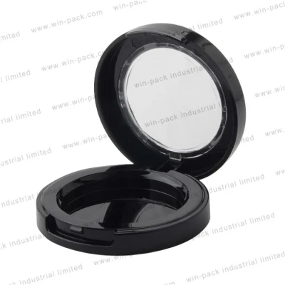 Winpack China Factory Cosmetic Round Compact Powder Case with Mirror Makeup Packing