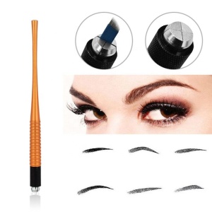 Yimart embroidered microblading manual eyebrow makeup tattoo pen