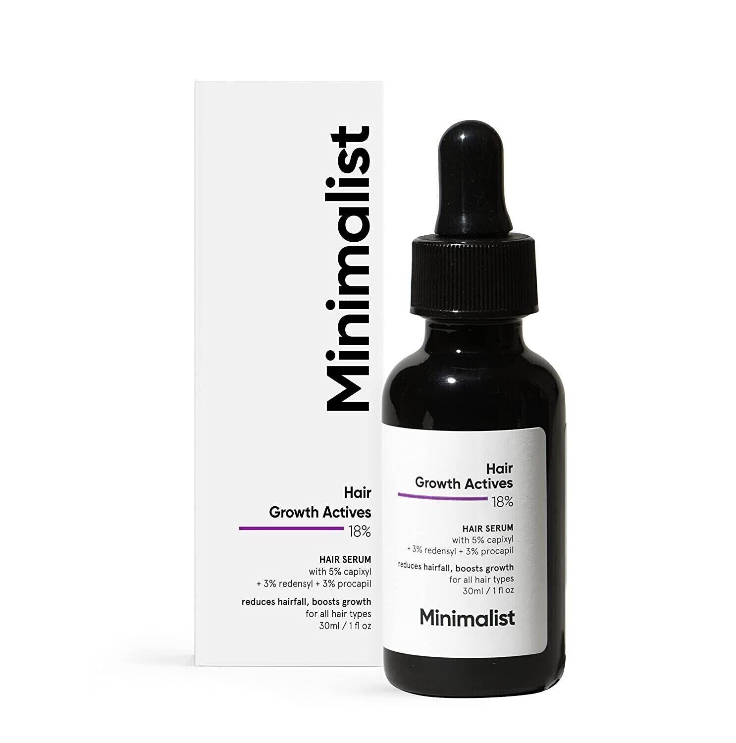 Minimalist Hair Growth Actives 18% Hair Serum - 30 ml
