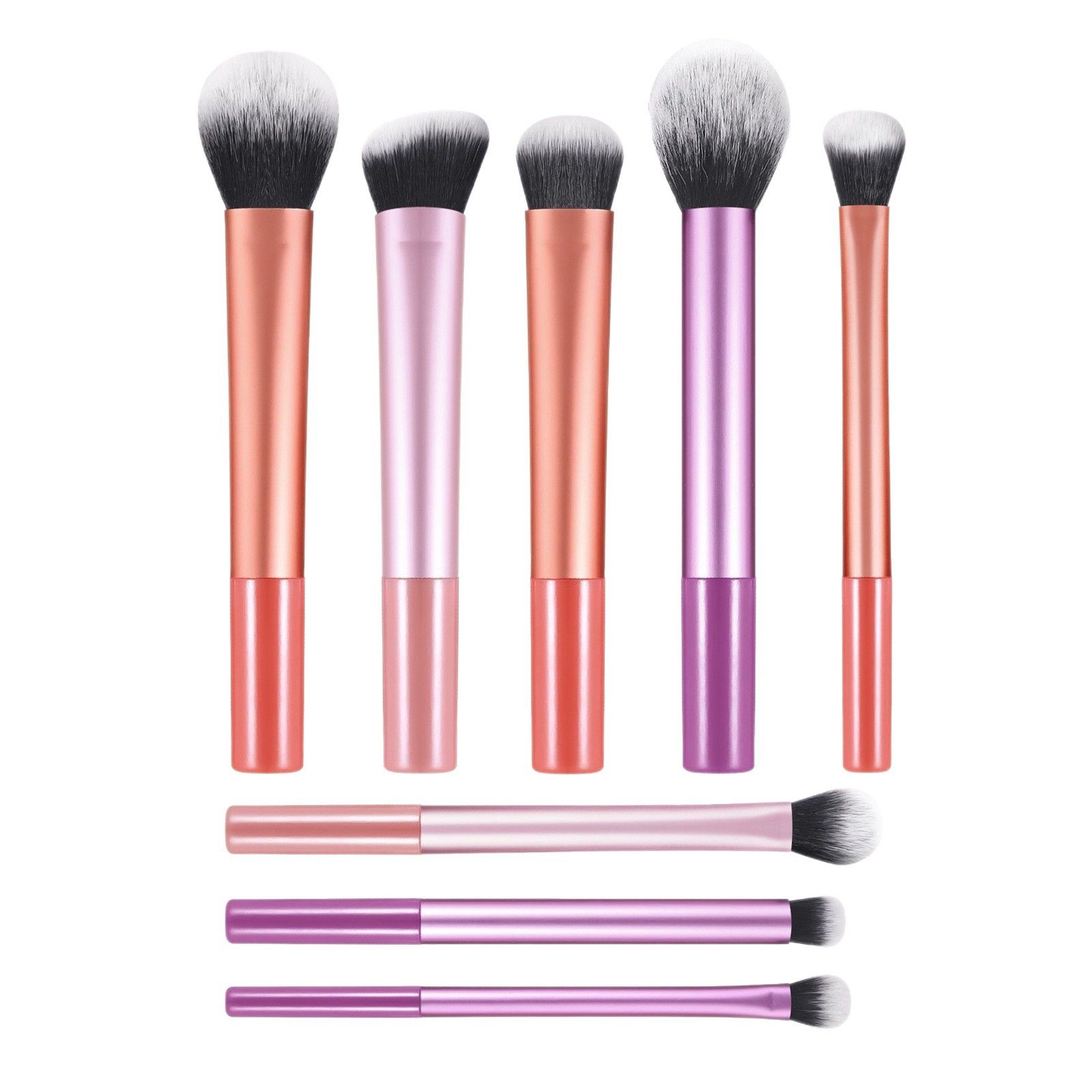 Colorful Handle Makeup Brush Set