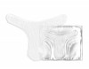 White lace crystal T-shaped intimate care body mask