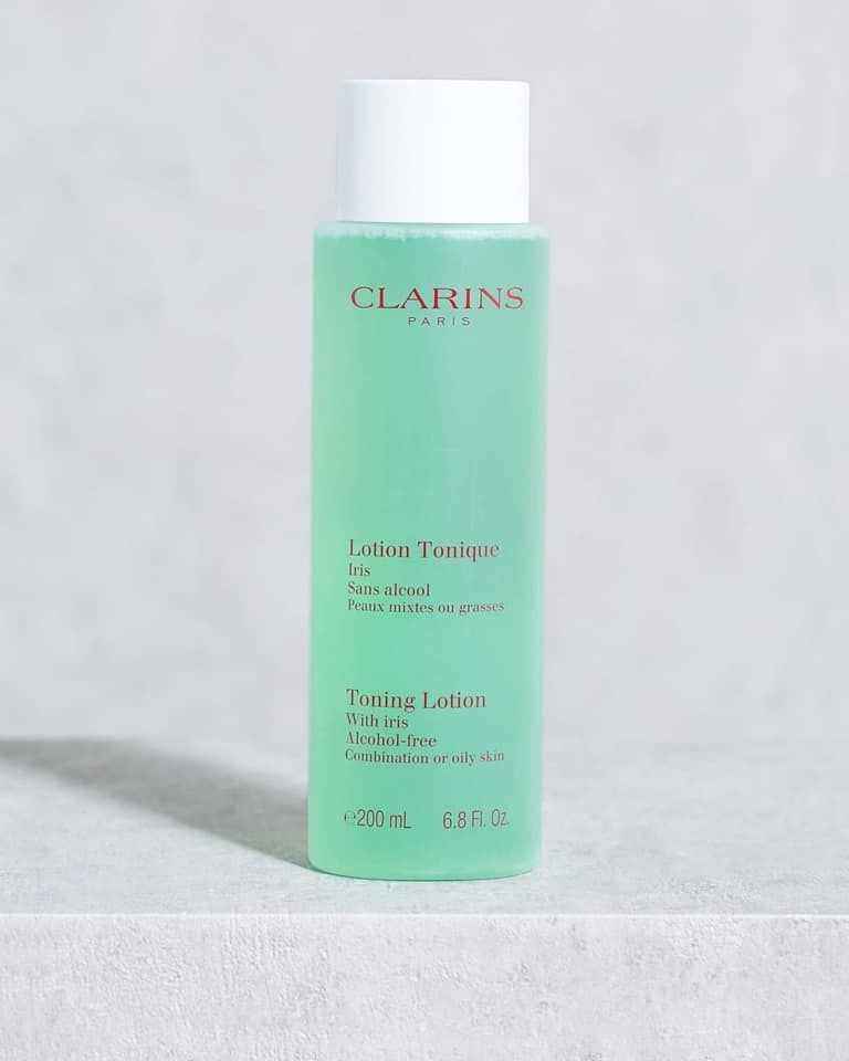 Clarins Toning Lotion With Iris Alcohol Free