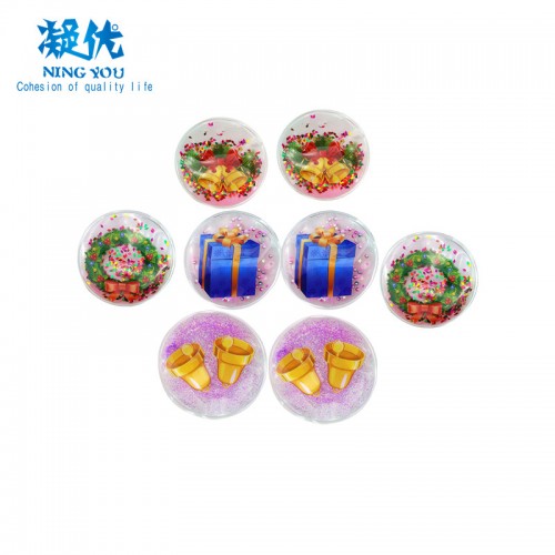 Factory Supply Cooling Freezer Hot Cold Beads Gel Eye Patches with Fruit Patterns