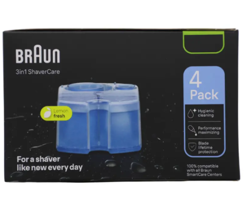 Braun CCR Cleaning Cartridges 4-Pack