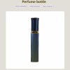 5ML Creative Design Square Electroplating Blue Color Metal Zinc Alloy Spray Perfume Dispensing Bottle