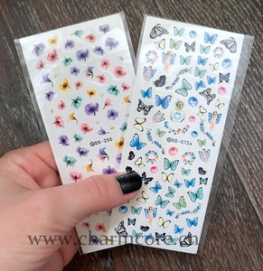 2016 Christmas Halloween Holiday nail sticker decals water slide nail art patch for sticker decal for nail art