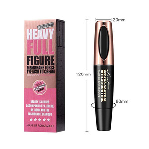 2018 New Makeup Black Waterproof Thick Long 4D Silk Fiber EyeLash Extension Mascara 4d mascara fiber