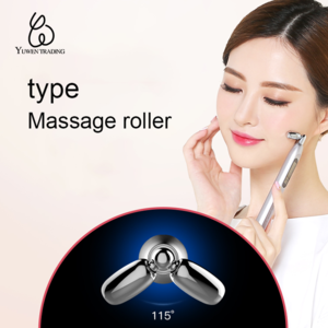 2019 new product micro current massager beauty machine portable face roller massager