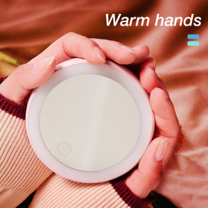 2021 high quality size led mirror small mini pocket mirror with led mini mirror pocket