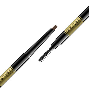 5 color Private label eyebrow pencil and brush,tint double head eye brow waterproof and stamp