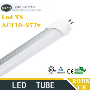 5 year warranty Patent FCC RoHs CE ERP 5000K daylight color 2ft 600mm T8 led tubes for tanning beds 4ft 2ft high CRI