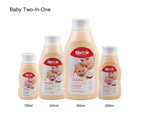 500ml softening and moisturizing baby wash shampoo and bath combo infant body wash