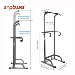 Adjustable Indoor Home Chin Up Machine power tower gym equipment