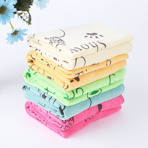 Bulk Buy Premium 36x75cm Screen Pigment Printing Bright Color Microfiber Fabric Yard For Bath Towel Supply From China
