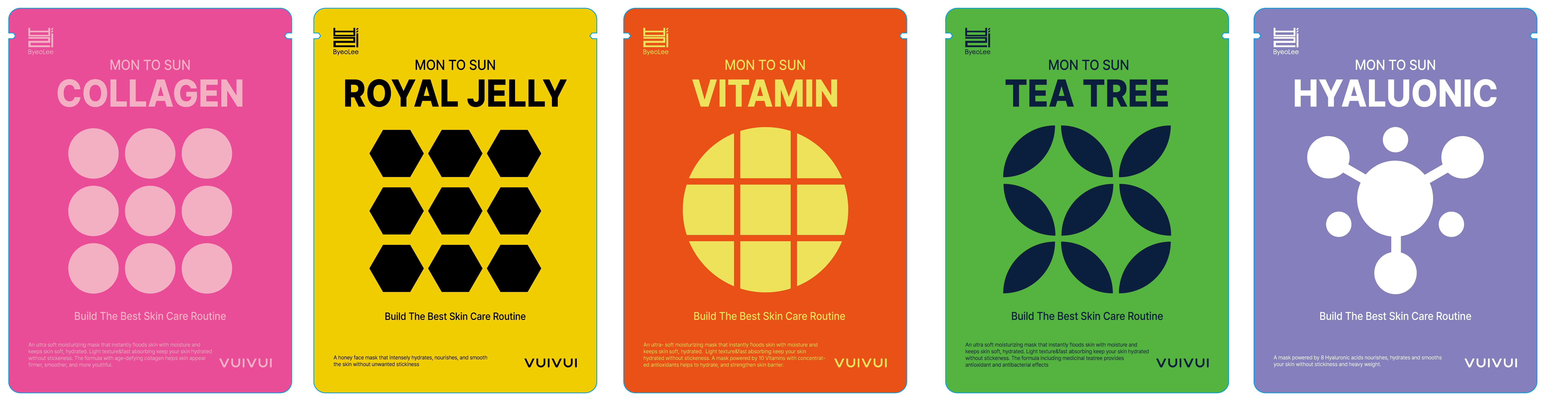 ByeoLee Mon to Sun Mask Pack