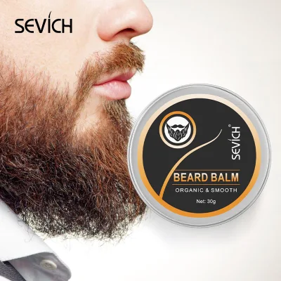 Cheapest Light Lemon Flavor Wax Beard Care Balm for Men