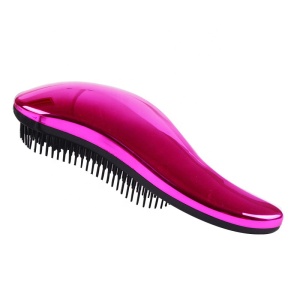 China BSCI Factory Custom UV Electroplating Professional Detangler Hair Brush