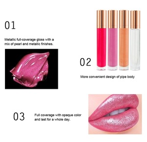 Cosmetics Vendors Wholesale Private Label Lipgloss Glitter Lip Gloss