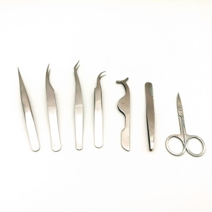 customized eyebrow tweezer scissor eyelash tweezers set tools