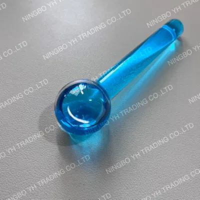 Deep Blue Dazzling Sky Blue Beautiful Manual Massage Instrument Ice Wave Ball for Face Massage to Reduce Swelling and Reduce Wrinkles