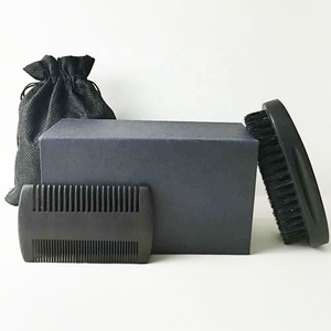 double sided beard brush and comb,beard brush and comb set for men