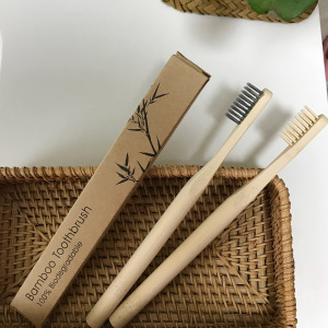 eco-friendly soft adult bamboo charcoal toothbrush