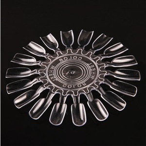 False Nail Tips Display 10Pcs/Pack Natural Nail Color Chart