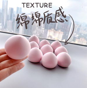 Forsense Oem Pink Ins Amazon Hot Selling Soft Makeup Sponge Blender Latex Free Hydrophila Foundation Powder Puff Sponge