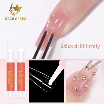 Heat Proof Waterproof Nail Glue Factory Direct Sale Professional Nail Glue