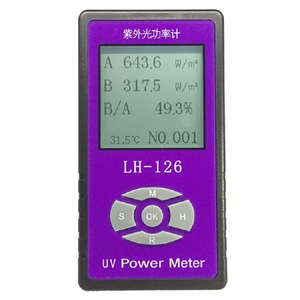 High Precision UV Power Meter Detector LH126 Handheld Digital UV Light Radiation Strength UV blocking Rate Meter Power Meter