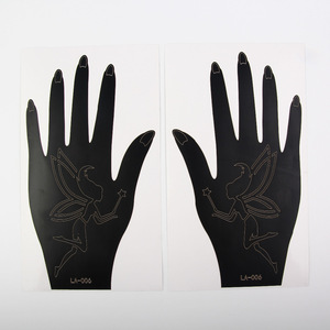 India Type Airbrush Henna Sticker Henna Tattoo Stencil