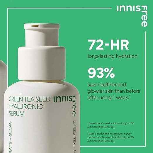 innisfree  Green Tea Seed Hyaluronic Refillable Serum 80ml