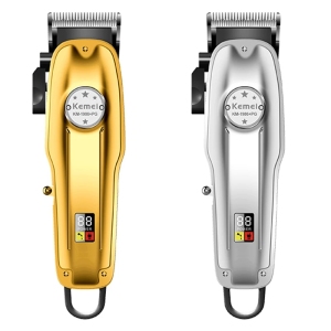 KM-1986 PG Electric Hair Clippers Cordless LCD large capacity Barber Professional Hair Cutting Trimmer Machine